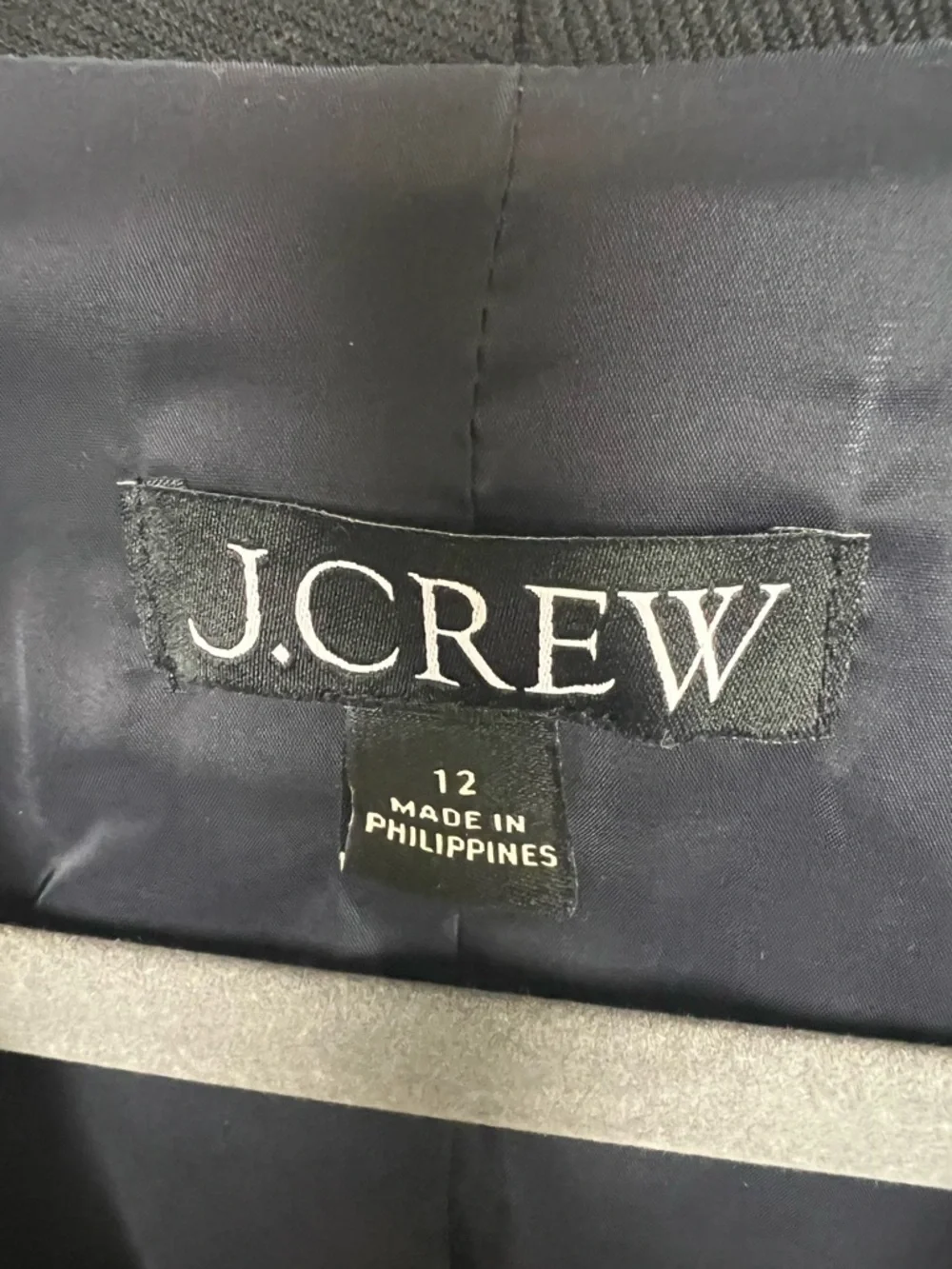 J. Crew Going-out blazer in stretch twill Black Open-Front Women's Jacket 12